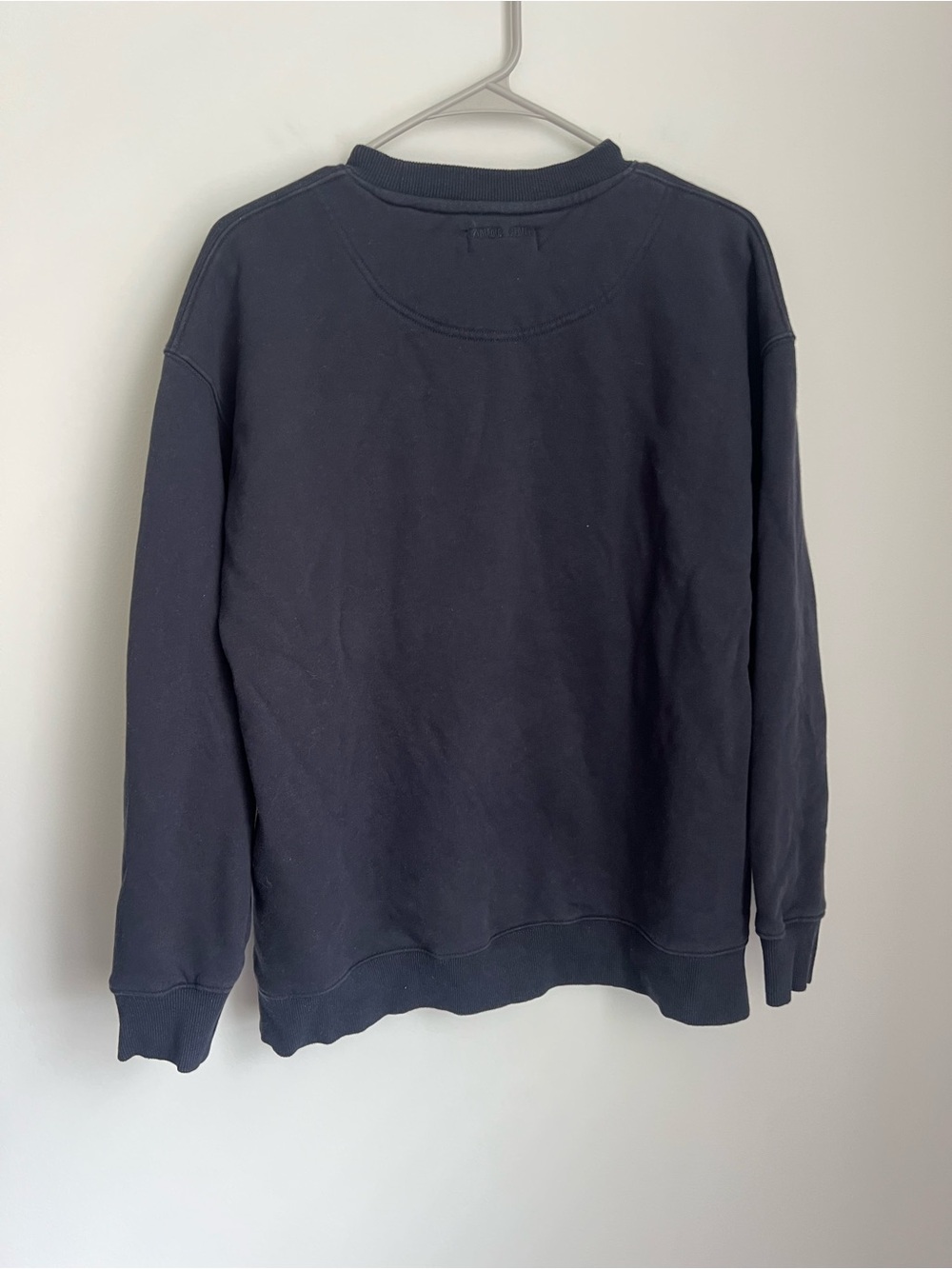 ANINE BING Tyler Sweatshirt In Pacific Blue Pullover Top Women's Medium - Picture 7 of 7